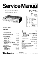 Technics - SUV-4-X - Service manual 